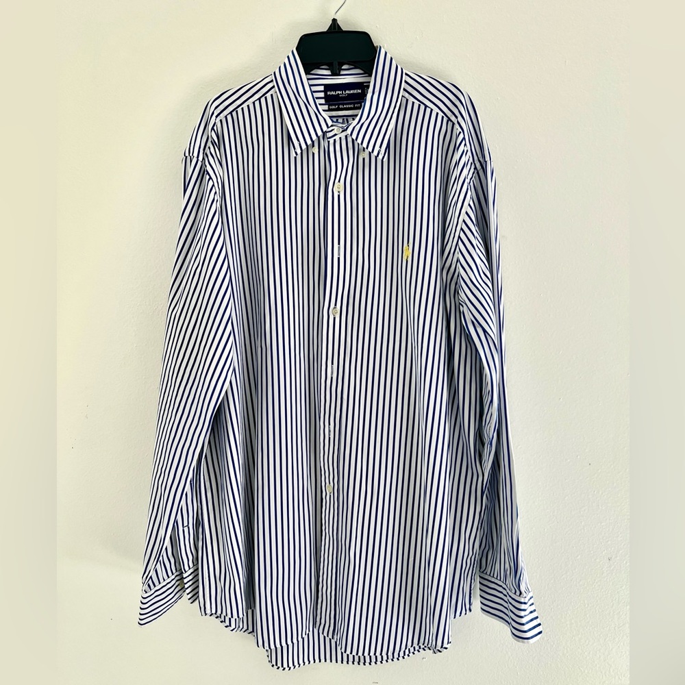 Ralph Lauren Golf Classic Fit Men’s Button Down Shirt size Large